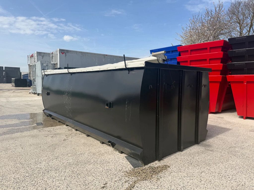 Sidalco 15m3 Mestcontainer met afdekzeil