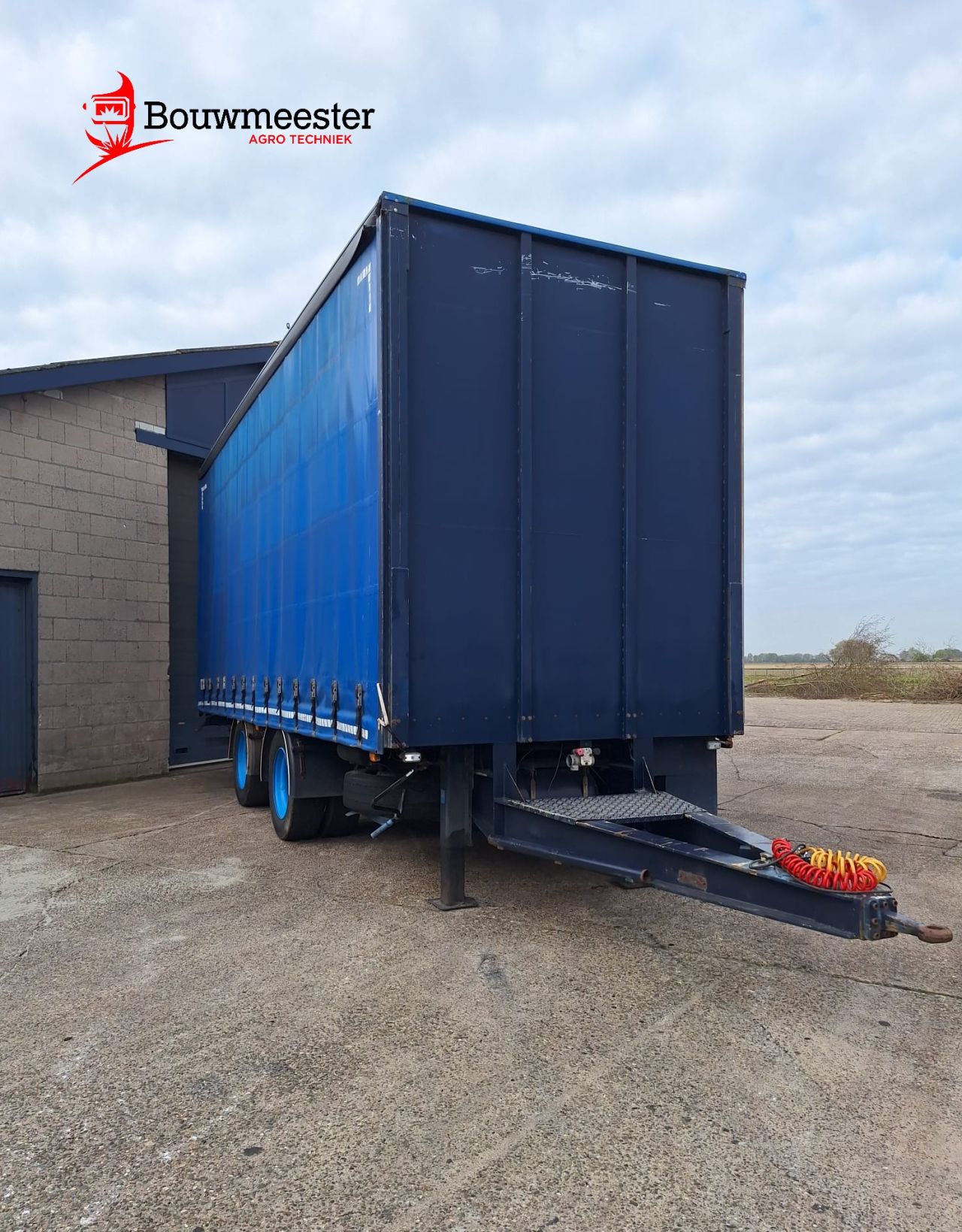 Nette landbouwwagen/zeilenwagen te koop aangeboden