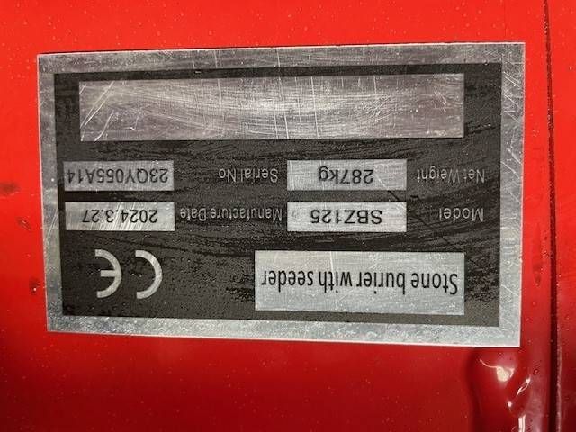 Rotary tiller SBZ125 125cm with Seed drill combination New