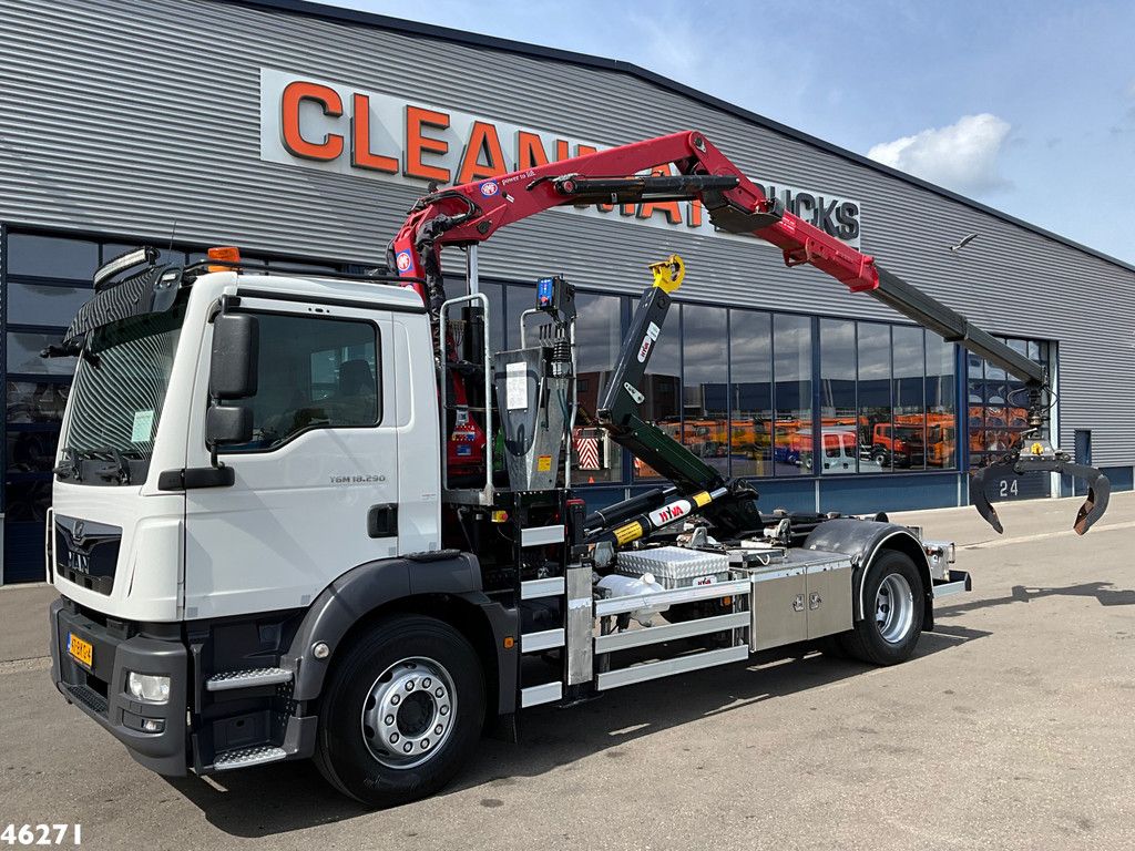 Man TGM 18.290 Euro 6 HMF 14 Tonmeter Z-kraan Just 140.770 km!