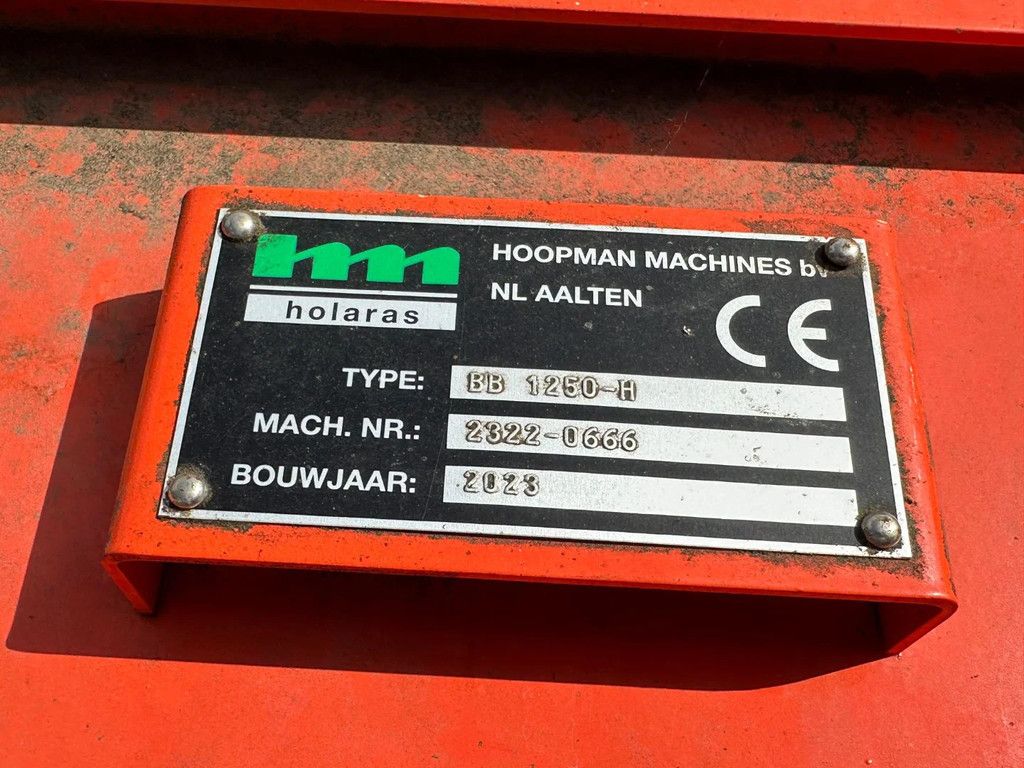 Holaras BB 1250-H voer- of bietenbak