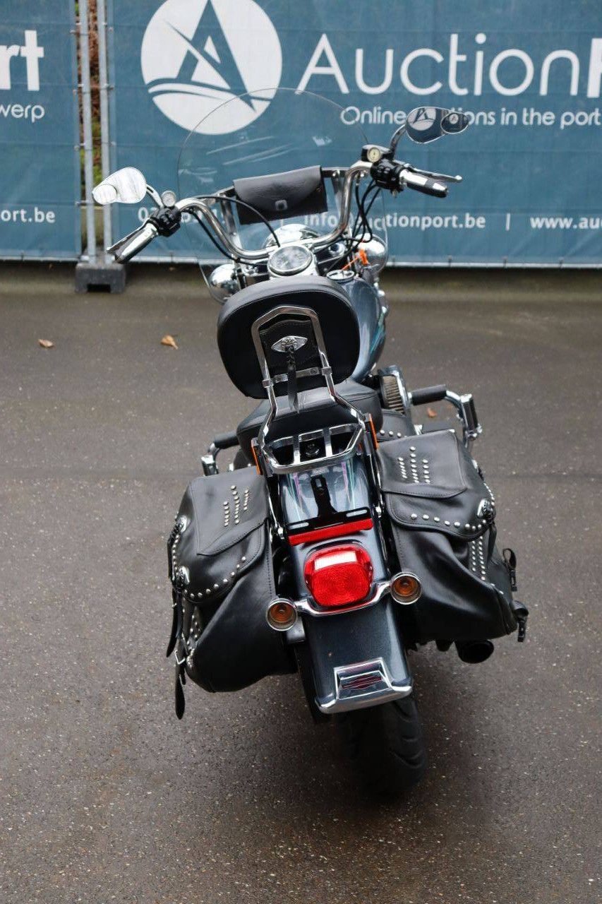 Motorcycle Harley Davidson Heritage Softail Classic Petrol 2015