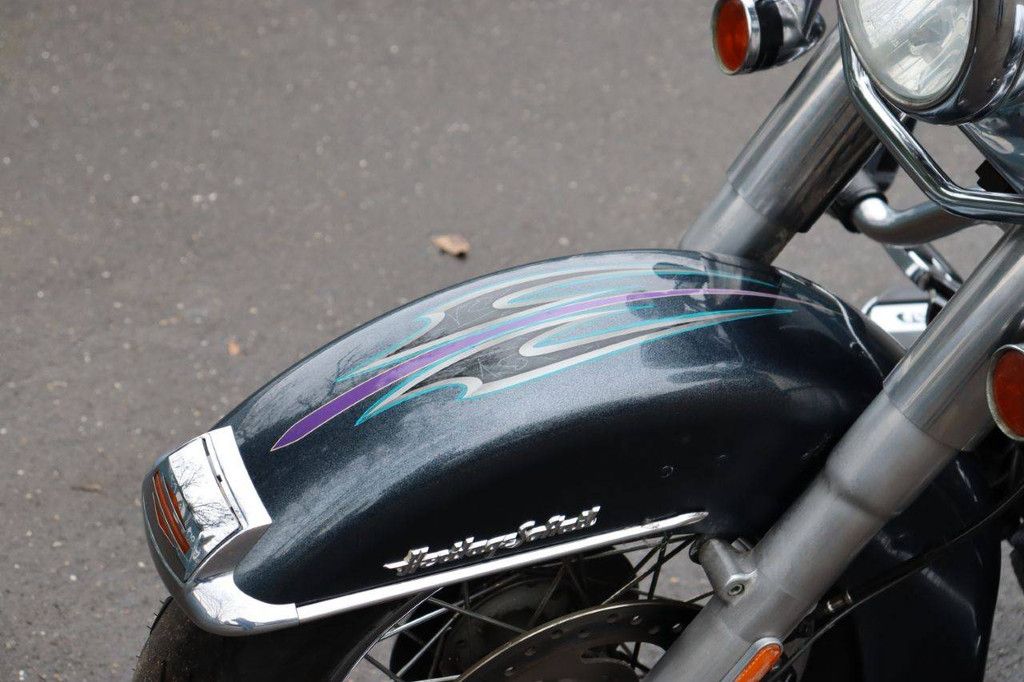 Motorcycle Harley Davidson Heritage Softail Classic Petrol 2015