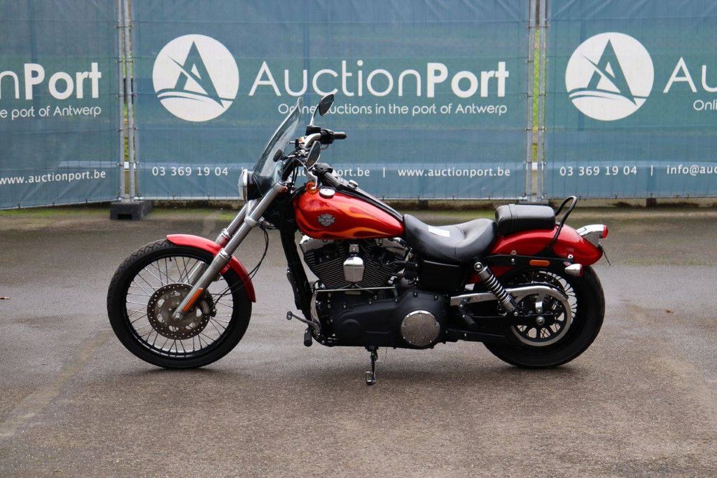 Motorcycle Harley Davidson Dyna Wide Glide Petrol 2012