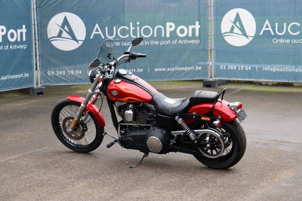Motorcycle Harley Davidson Dyna Wide Glide Petrol 2012