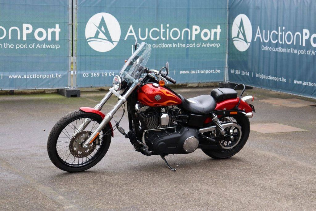 Motorcycle Harley Davidson Dyna Wide Glide Petrol 2012