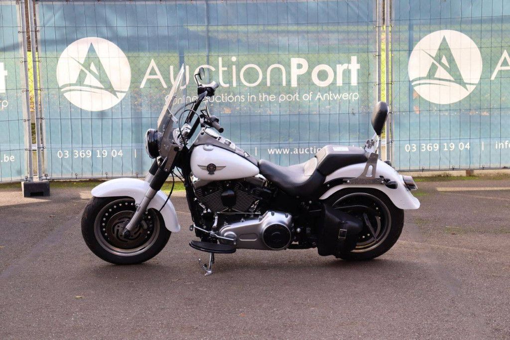 Harley-Davidson Fatboy LO Petrol Motorcycle 2010 (Margin)