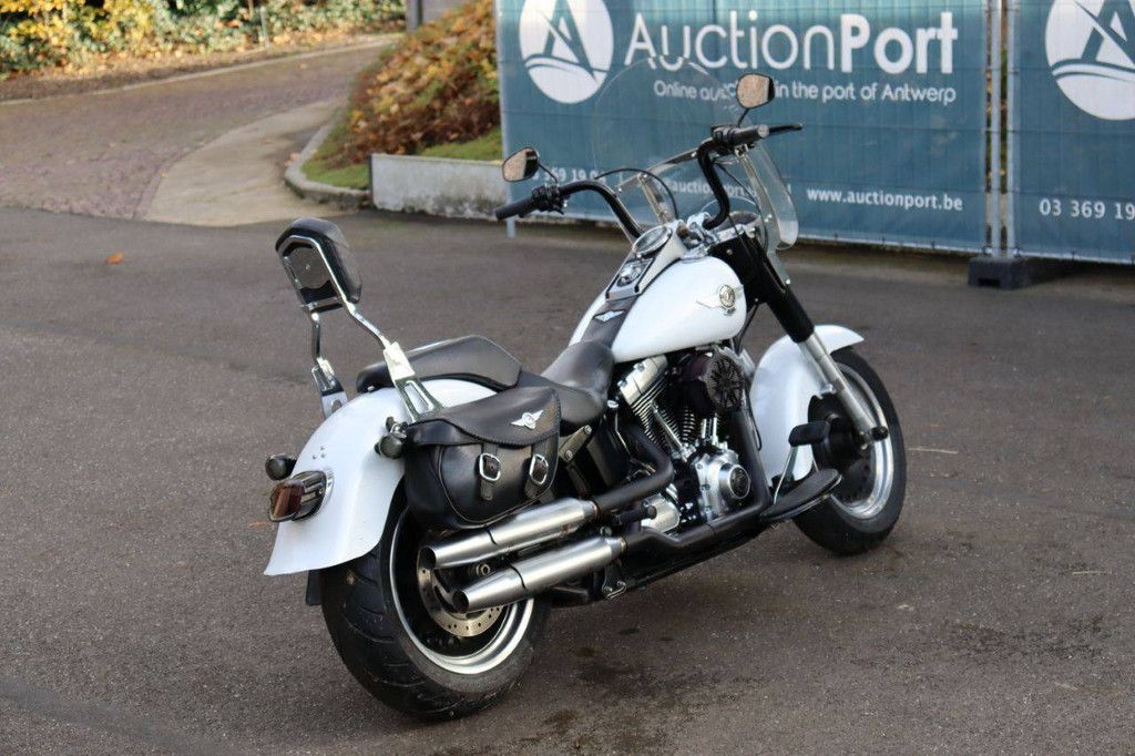 Harley-Davidson Fatboy LO Petrol Motorcycle 2010 (Margin)