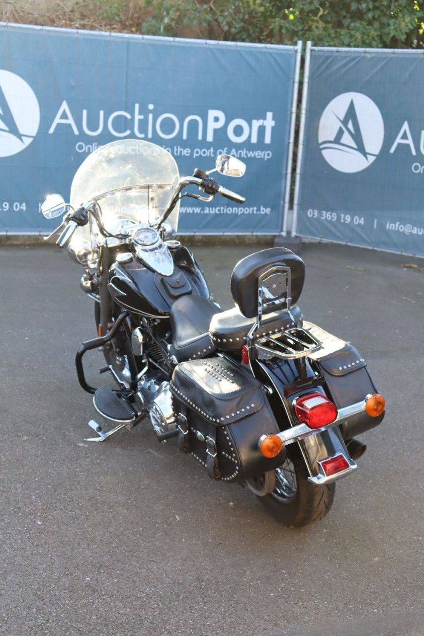 Motorcycle Harley-Davidson Heritage Softail Classic Petrol 2013