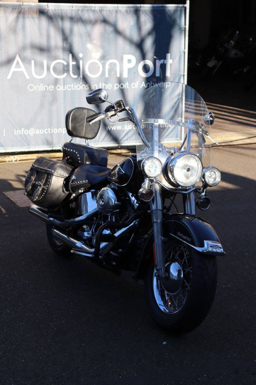 Motorcycle Harley-Davidson Heritage Softail Classic Petrol 2013