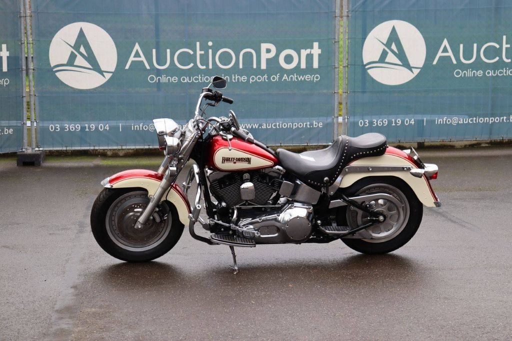 Motorcycle Harley Davidson Fat Boy Petrol 2005