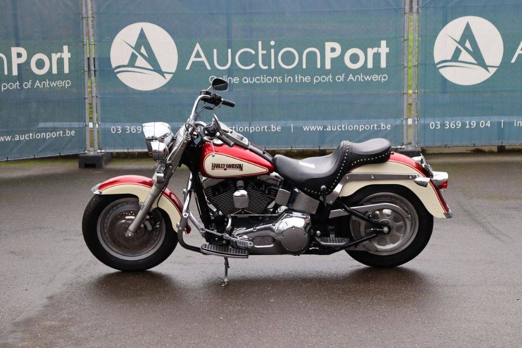 Motorcycle Harley Davidson Fat Boy Petrol 2005