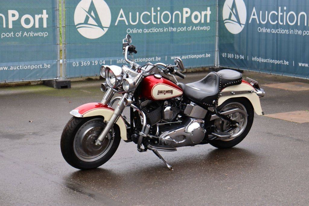 Motorcycle Harley Davidson Fat Boy Petrol 2005