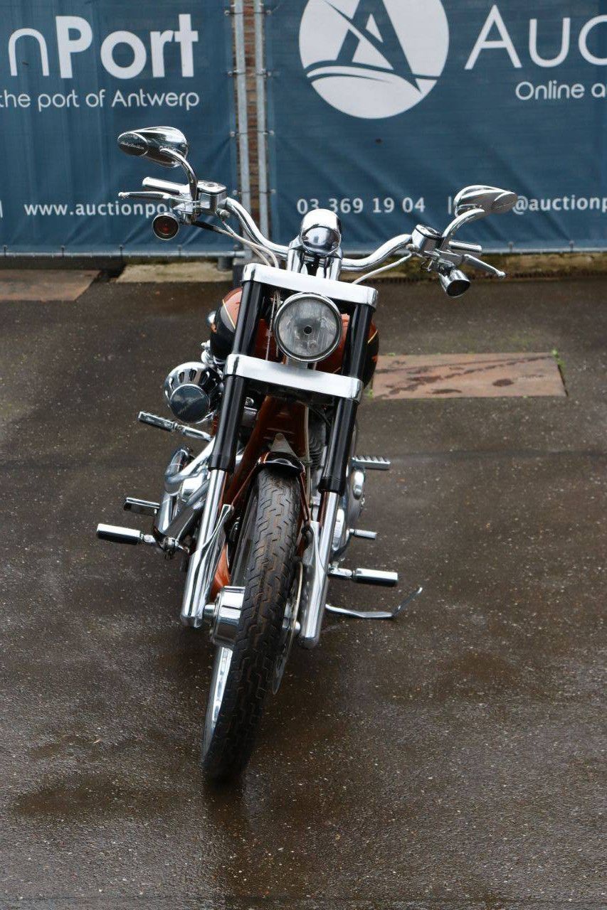Motorcycle Harley Davidson Heritage Dyna Super Glide CVO Petrol 2008