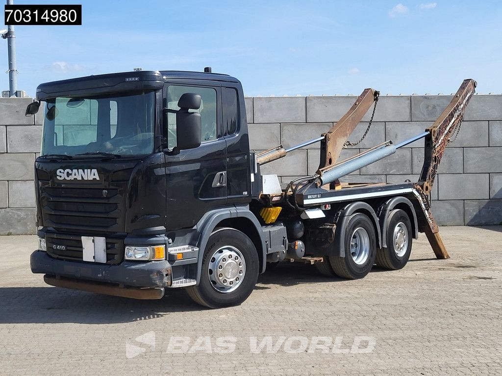Scania G G410 6X2 19tons HIAB MultiLift Lift+Steering axle 3-pedals Euro 6