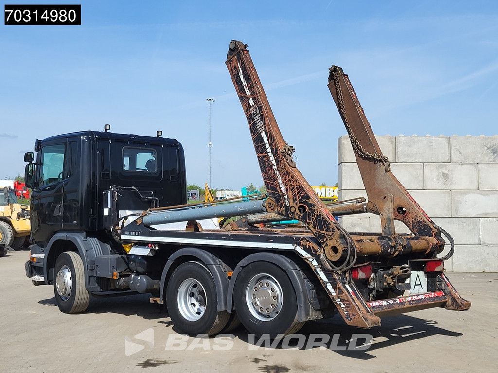 Scania G G410 6X2 19tons HIAB MultiLift Lift+Steering axle 3-pedals Euro 6