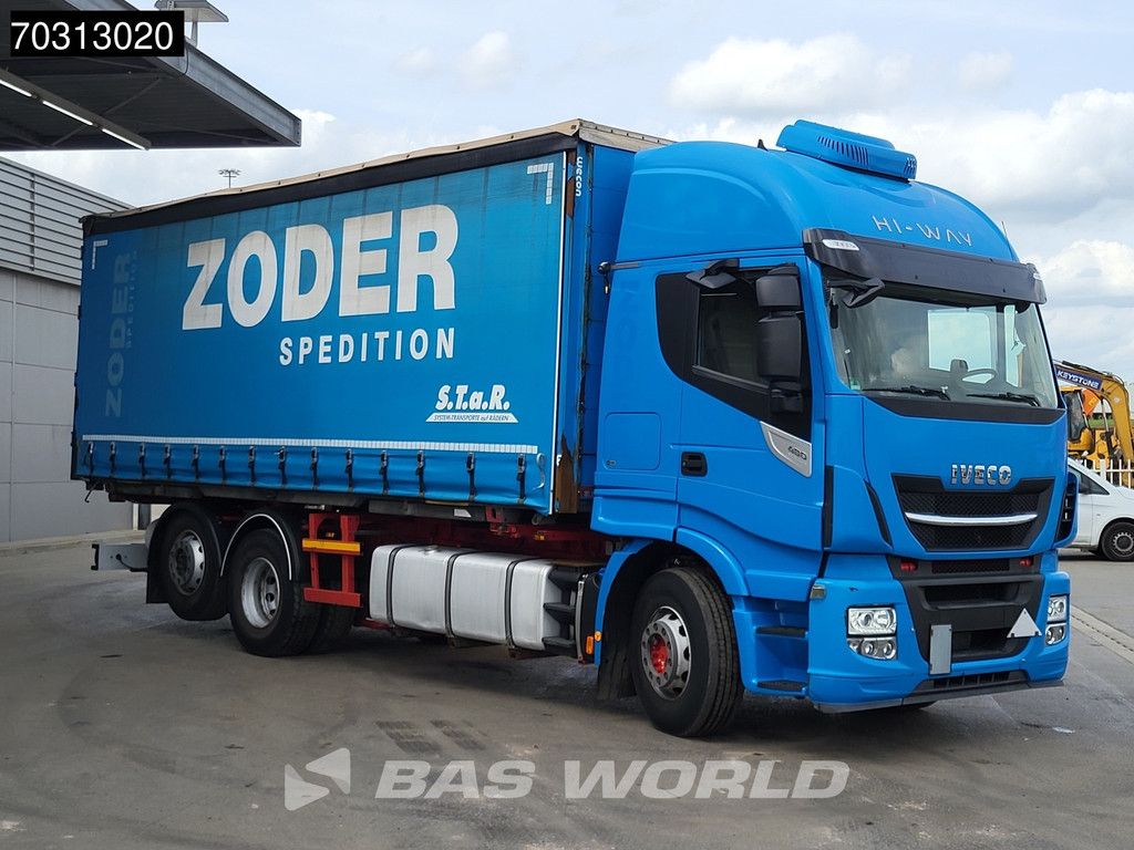 Iveco Stralis 480 6X2 BDF Curtainsider Full Air Retarder Lift-Axle Automatic Euro 6