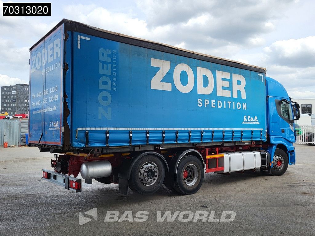 Iveco Stralis 480 6X2 BDF Curtainsider Full Air Retarder Lift-Axle Automatic Euro 6