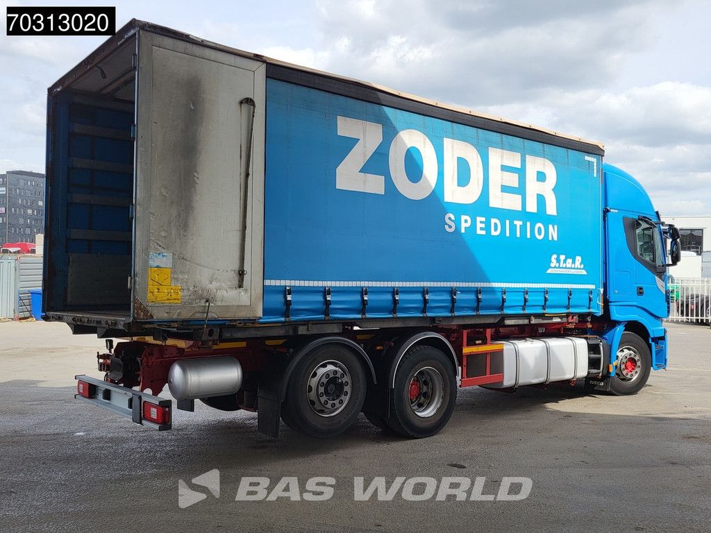 Iveco Stralis 480 6X2 BDF Curtainsider Full Air Retarder Lift-Axle Automatic Euro 6