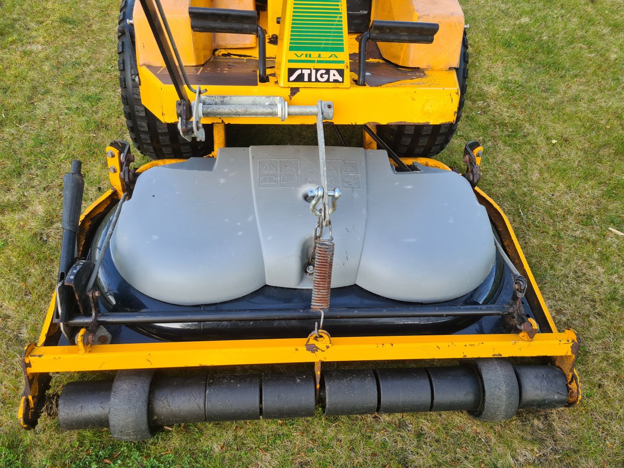 Stiga villa frontmaaier mulch maaier mulchmaaier.