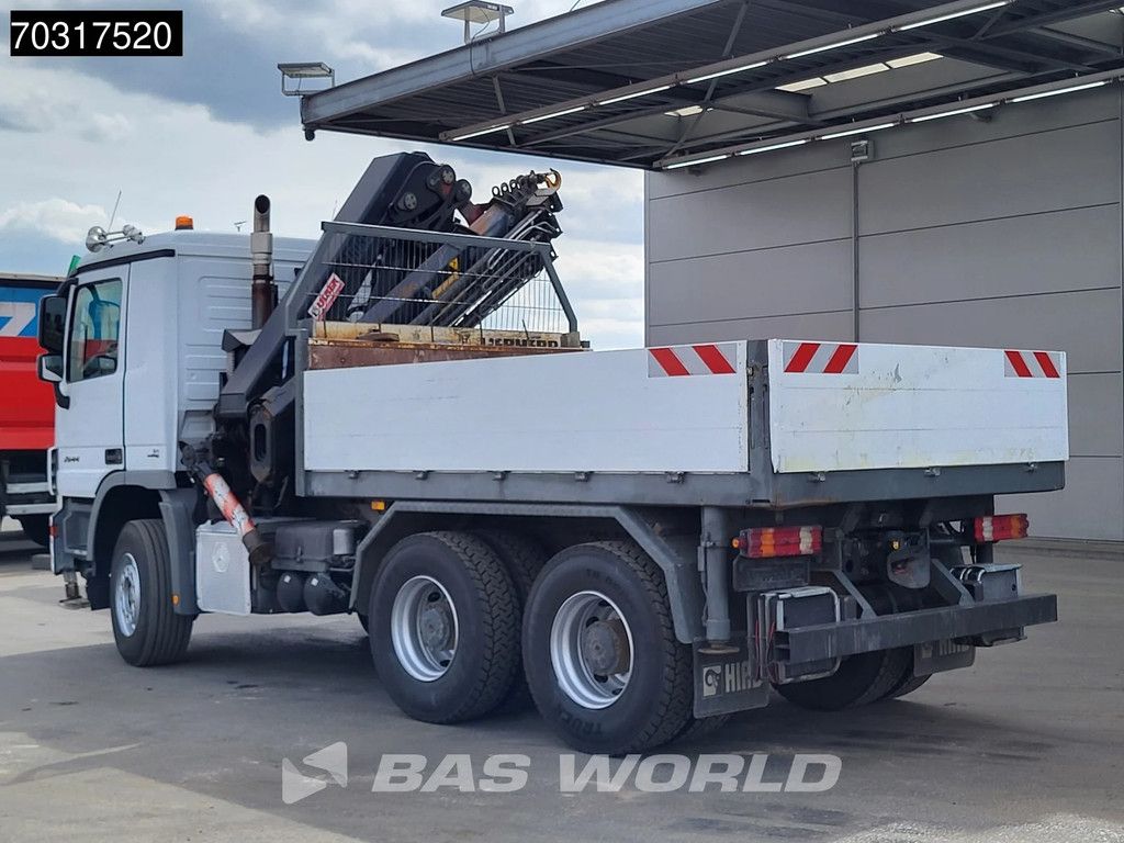 Mercedes Actros 2644 6X4 HIAB 244 EP-5 HIDUO Kran Crane Big-Axle Automatic Euro 5