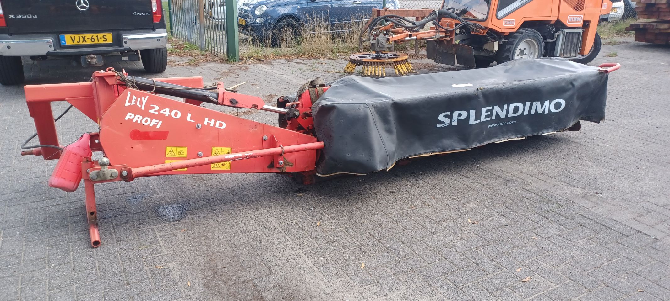 12 verschillende werktuigen lely votex sleep, frontmaaier borst