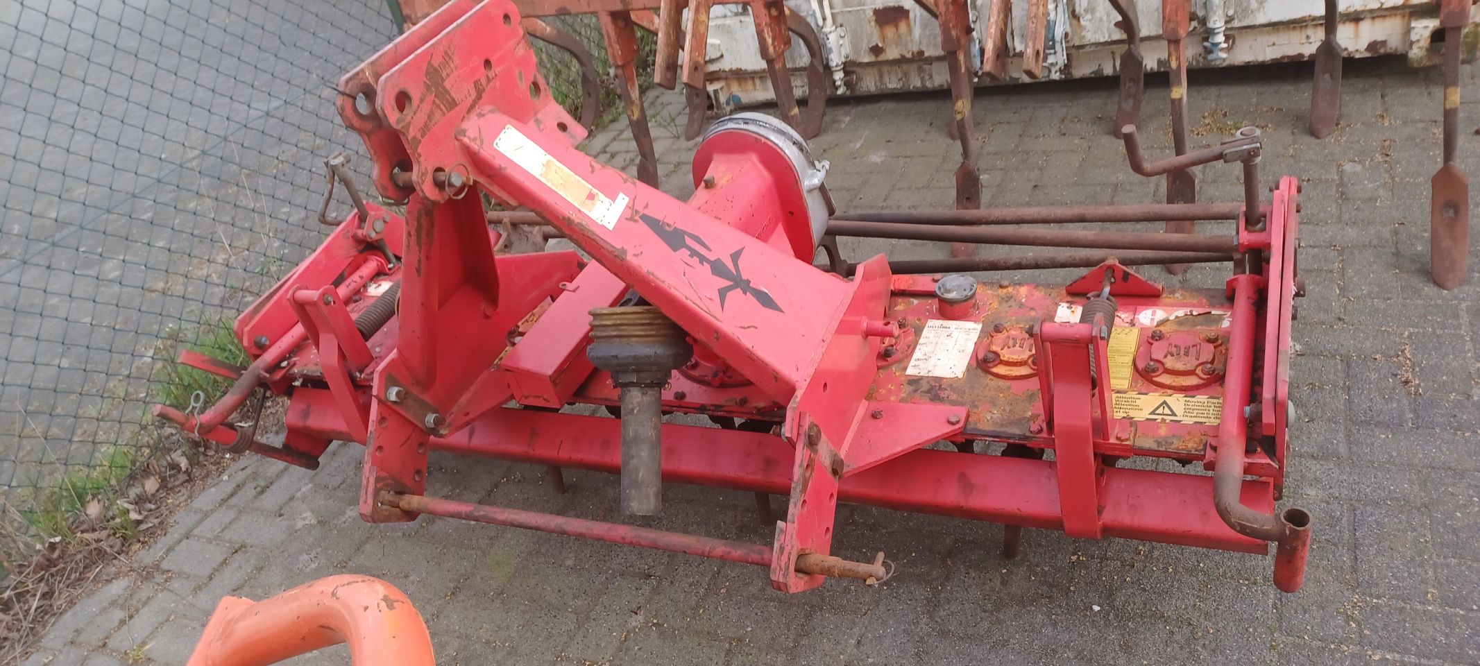 12 verschillende werktuigen lely votex sleep, frontmaaier borst