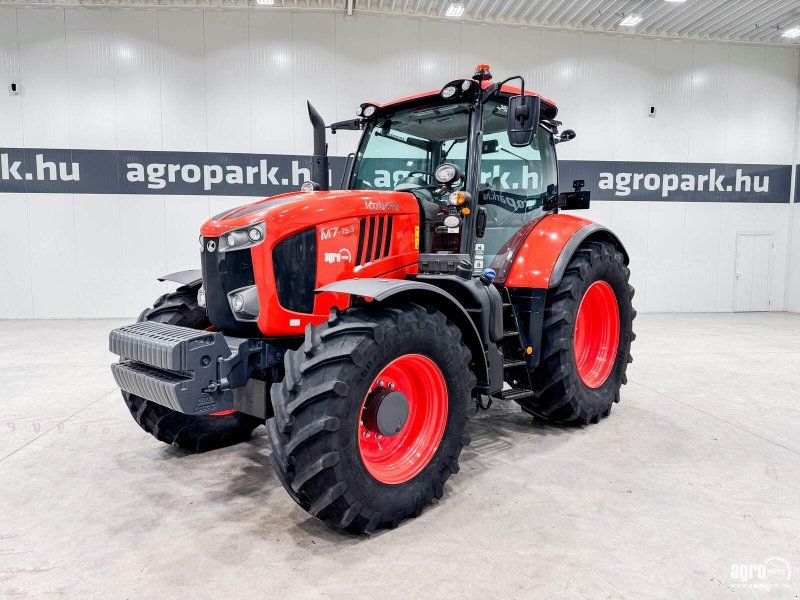Kubota M7153 30/15 Powershift 50 km/h, front axle and cab suspension, 4