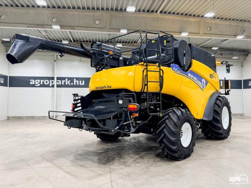 New Holland CR9090 4WD rotor, 10,7 m Varifeed header, transport trolley, rap