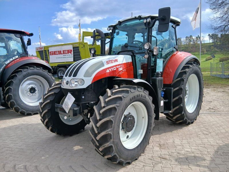 Steyr Multi 4110 voll gefedert!