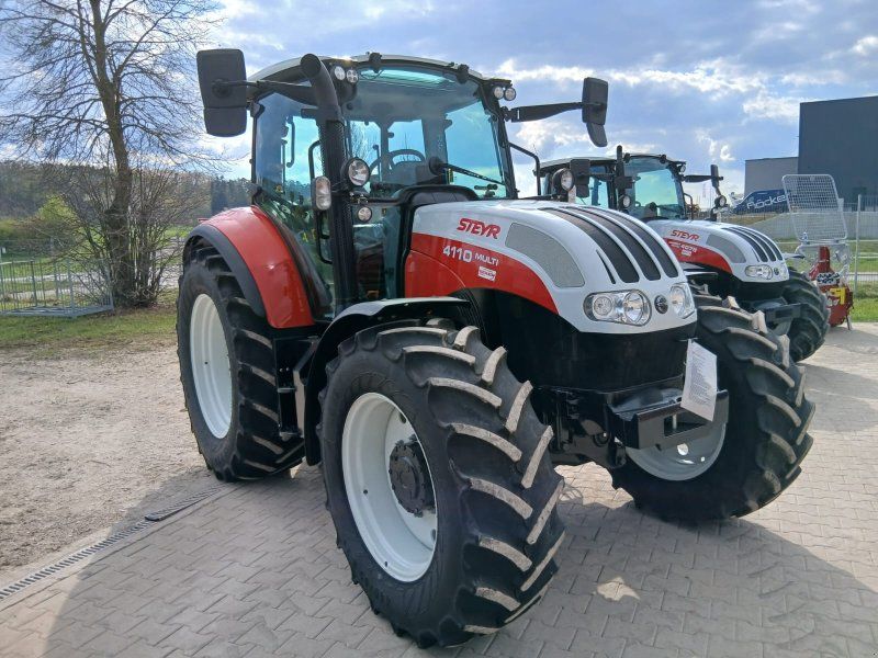 Steyr Multi 4110 voll gefedert!