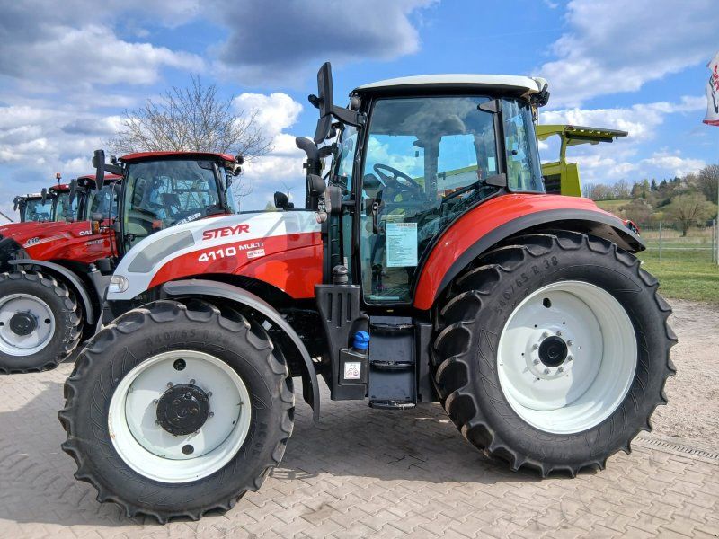 Steyr Multi 4110 voll gefedert!