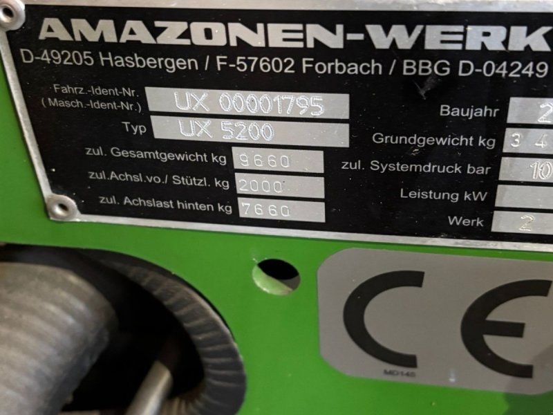 Amazone UX 5200 / 24 meter