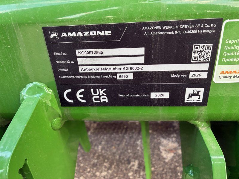 Amazone KG 6002-2