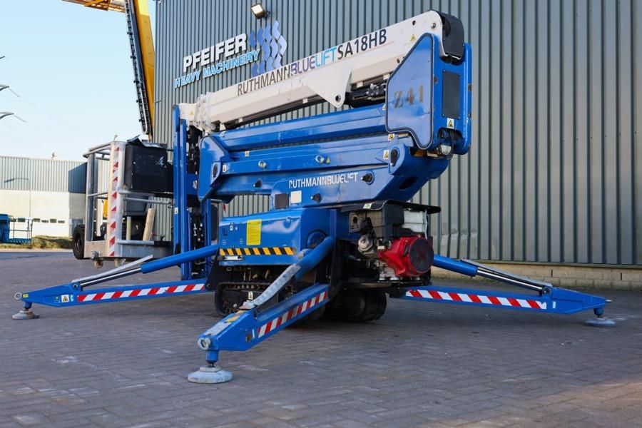 Ruthmann BLUELIFT SA18HB As-Is, Gasoline / 220V, 18m Workin