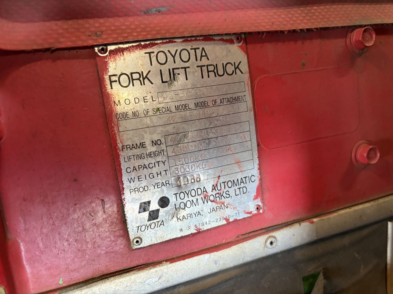 Toyota 42-5FG18