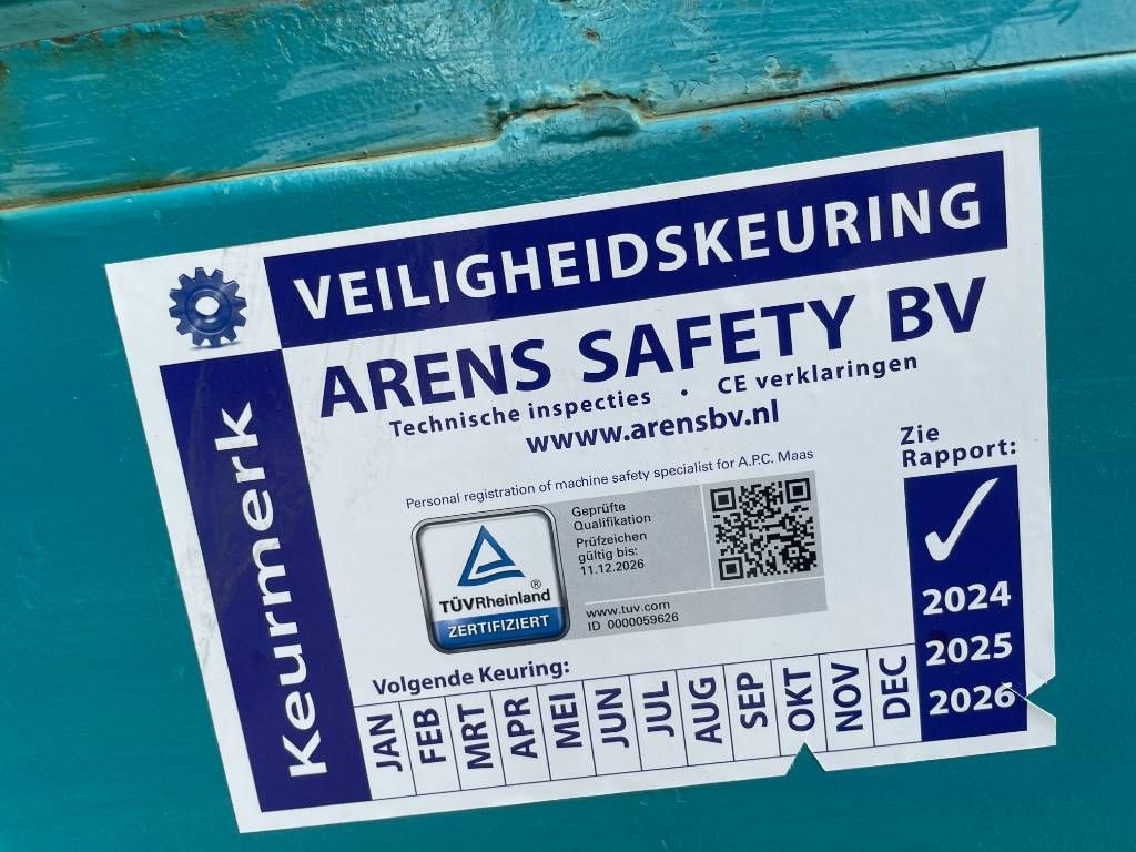 Airman Aichi ENCL06 elektrische rups hoogwerker 8mtr