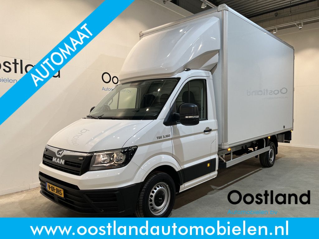 Man TGE 35 2.0 164 PK RWD Automaat Bakwagen / Meubelbak 2.45 M. Hoog / Euro 6 / Airco / Cruise Control / CarPlay / 3-Zits / 75.000 KM !!