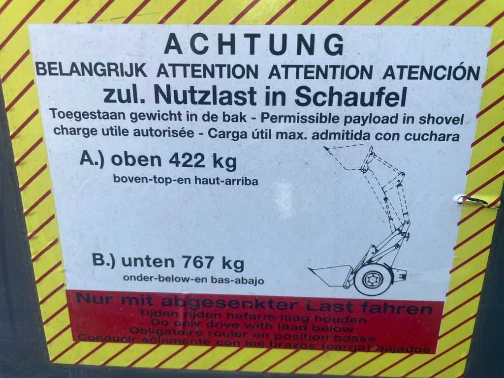 Weidemann 1250 CX W1250 CX + 3 x aanbouwdelen 499 Uhr !! NIEUWSTAAT !! kent: TZV-02-G