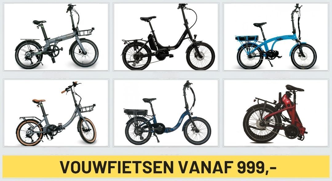 Elektrische Vouwfietsen Vanaf €999,- | Direct Uit Voorraad