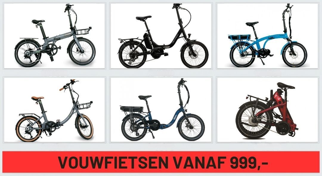 Elektrische Vouwfietsen Vanaf €999,- | Direct Uit Voorraad