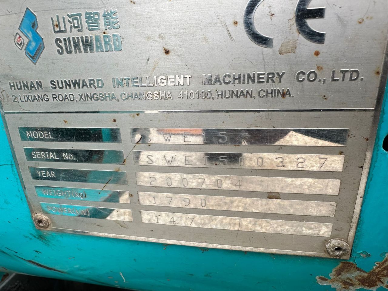 TE KOOP: zeer nette SUNWARD 15B mini kraan