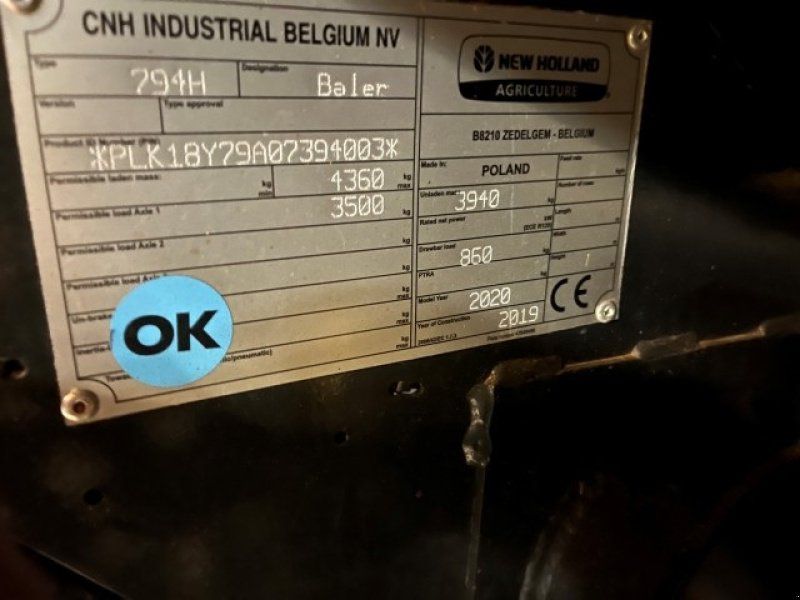 New Holland RB 180 RC PRESSER