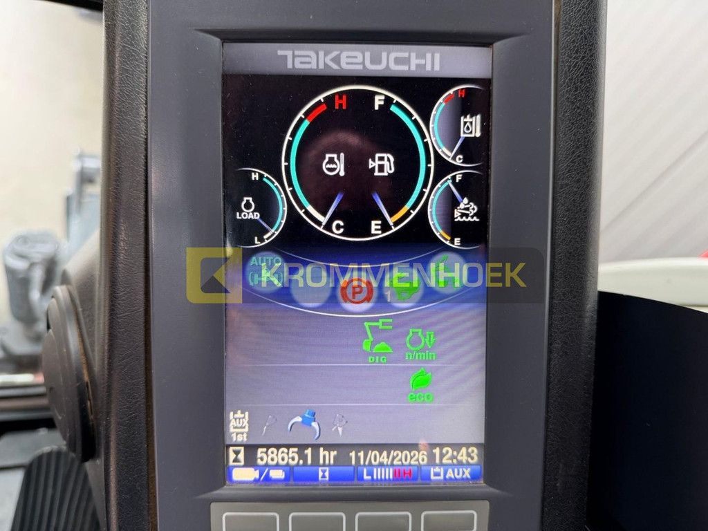 Takeuchi TB 295 W Engcon Tilt Rotator KH9584