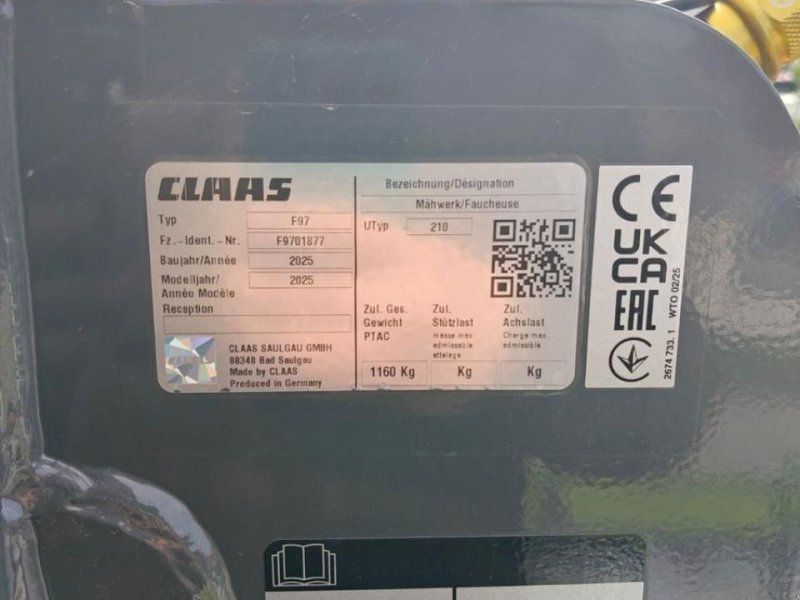 Claas disco 3600f move