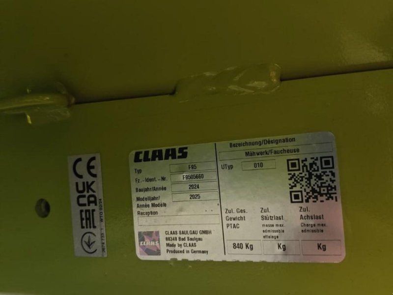 Claas disco 3200 f profil