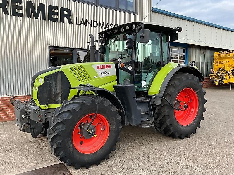 Claas ARION 650 CMATIC & TRIMBLE GFX 750  &  PTG