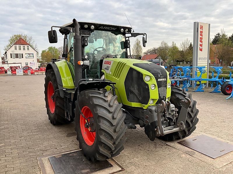 Claas ARION 650 CMATIC & TRIMBLE GFX 750  &  PTG