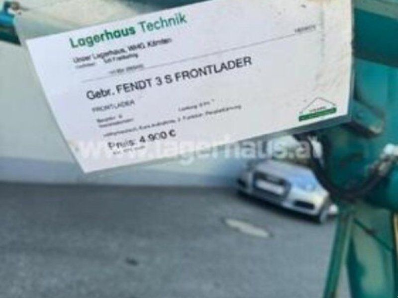 Fendt 3 S Frontlader