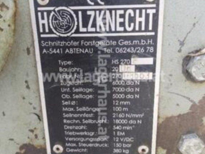 Holzknecht HS 270 E